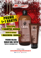 PROMO NATALE 2024 1+1 Shampoo idratante Olea Baobab + Maschera idratante Baobab IN REGALO